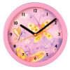 Часы настенные Hama Butterfly pink детские аналоговые d=20.8см пластик/стекло (H-106932) (00106932)