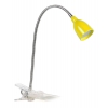 Светильник настольный Бюрократ DEL-015Yellow на прищепке светодиодная (LED) (в комплекте) желтый 2.5Вт 250Лм металл+пластик
