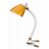 Светильник настольный Бюрократ BL-130H/Yellow желтыйE27 13 Вт прищепка