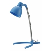 Светильник настольный Бюрократ BL-110H/Blue на подставке энергосберегающая лампа E14 (не комплектуется) голубой 11Вт металл+пластик