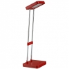 Светильник настольный Бюрократ DEL-006RED на подставке светодиодная (LED) (в комплекте) красный 3Вт 300Лм металл+пластик