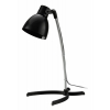 Светильник настольный Бюрократ BL-110H/Black на подставке энергосберегающая лампа E14 (не комплектуется) черный 11Вт металл+пластик