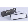 Бейдж Durable 8133-01 Clip-Card 17x67мм горизонтальный булавка+рамка акрил черный (упак.:25шт)