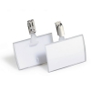 Бейдж Durable 8216-19 Click Fold 54х90мм зажим металлический полипропилен прозрачный (упак.:25шт)