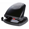 Дырокол Kw-Trio Lever-Tech Effortless 96Z8BLCK макс.:30лист. металл черный отв.:2 с линейкой (мин.кол.12)