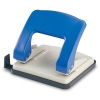 Дырокол Kw-Trio Stylish Medium 966G/BLU макс.:20лист. металл синий отв.:2 с линейкой (мин.кол.12)