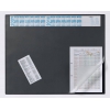 Настольное покрытие Durable (7204-01) 65х52см черный нескользящая основа прозрачный верхний слой (мин.кол.5)