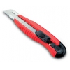 Нож канцелярский Kw-Trio 3713red шир.лез.18мм усиленный 2 сменных лезвия металл красный блистер (мин.кол.12)