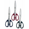 Ножницы Kw-Trio JD01-24.8 248мм ручки пластиковые сталь ассорти блистер (мин.кол.12)