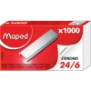 Скобки Maped из высококачественной стали 24/6 1000 штук в коробке (324405) (мин.кол.36)