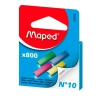 Скобки Maped цветные из высокачественной стали №10 800 штук в коробке с подвесом (324706)