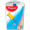 Кнопки для пробковых досок Maped цветные 25штук в диспенсере ассорти (345011) (мин.кол.12)