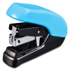 Степлер Kw-Trio 5395BLUE Lever-Tech Mini N10 (20листов) встроенный антистеплер снижение усилия плоский подгиб скобы голубой 100скоб (мин.кол.24)