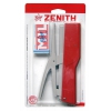 Степлер Zenith 24/6 красно-серый со скобами