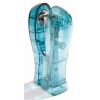 Степлер Rapesco FLIPPAGB  Flippa See Through 24/6 до 20 листов half-strip прозрачный бирюзовый