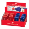 Точилка для карандашей механическая Faber-Castell SLEEVE 2 отверстия пластик красный (182701) (мин.кол.12)