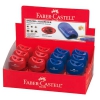 Точилка Faber-Castell 183501 с двумя отверстиями красный/синий