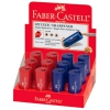 Точилка Faber-Castell 183301 с контейнером красный/синий (мин.кол.12)