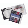 Футляр-пакет Durable с инфо-полосой и обложкой CD Cover Plus 10шт/уп прозрачный с 2-мя карманами