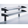 Подставка-полка Novus 750-8605-000 настольная Double BoardMaster двухярусная на струбцине антрацит