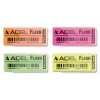 Ластик Adel FLASH 227-0784-000 50x19.5x10мм каучук ассорти прозрачный пластик. чехол (мин.кол.30)