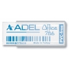 Ластик Adel OFFICE 227-0786-000 50x19.5x10мм каучук белый прозрачный пластик. чехол (мин.кол.30)
