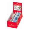 Ластик-колпачок Faber-Castell Grip 2001 187001 серый/синий (мин.кол.24)