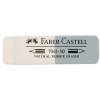 Ластик Faber-Castell 7061 186150 каучук серый/белый двусторонний (мин.кол.50)