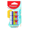 Ластик Maped Softy Mini мягкий малый в картонном футляре сделано во Франции 2+1 шт бесплатно (012403)