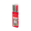 Ручка капиллярная Faber-Castell Grip 151611 0,4мм 10 цветов в тубе