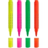 Набор текстовыделителей Faber-Castell Grip 154304 4цв. футляр