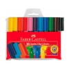 Фломастеры Faber-Castell Jumbo 155210 с клипом 10 цветов в футляре