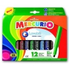 Фломастеры Mondial Lus MERCURIO JUMBO 80369  12 цв. картонная коробка/европодвес