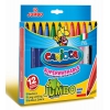 Фломастеры Universal CARIOCA JUMBO 40569 12цв. коробка с европодвесом (мин.кол.12)