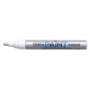 Маркер перманентный Zebra PAINT MOP-200MZ-S круглый пиш. наконечник (толщина линии 1.5мм) серебристый (мин.кол.10)