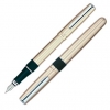 Ручка перьевая Tombow HAVANNA FP-LZ-M цвет корпуса серебристый перо:M подарочная коробка