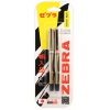 Ручка-роллер Zebra ZEB-ROLLER BE& AX7 0.7мм стреловидный пиш. наконечник черный/черный блистер (2шт) (мин.кол.15)