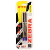 Ручка-роллер Zebra ZEB-ROLLER BE& AX7 0.7мм стреловидный пиш. наконечник синий/синий блистер (2шт) (мин.кол.15)