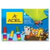 Масляная пастель Adel Colour 428-0817-000 шестигранные 8цв.д.11.5мм картон.кор. (мин.кол.12)