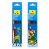 Карандаши цветные Adel Colour 211-2345-007 шестигранные d=3мм 6цв. 2 дизайна упаковки коробка/европод. (мин.кол.12)
