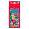 Карандаши цветные акварельные Faber-Castell Colour Pencils 114413 12цв. кисточка карт.кор.