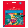 Карандаши цветные акварельные Faber-Castell Colour Pencils 114425 24цв. кисточка карт.кор.