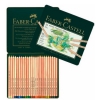 Карандаши пастельные Faber-Castell Pitt 112124 в металлической коробке 24 цвета