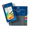 Карандаши цветные Faber-Castell Art Grip 114312 в металлической коробке 12 цветов