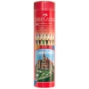 Карандаши цветные Faber-Castell Colour Pencils 115827 шестигранные 24цв. мет.туб.