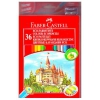 Карандаши цветные Faber-Castell Eco Замок 120136 36цв. точилка карт.кор.