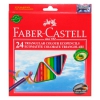 Карандаши цветные Faber-Castell Eco 120524 24цв. точилка карт.кор.