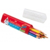 Карандаши цветные Faber-Castell Grip 2001 112411 в пластмассовой тубе 10 цветов