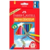 Карандаши цветные Faber-Castell Junior Grip 116530 с точилкой в картонной коробке 30 цветов