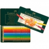 Карандаши цветные Faber-Castell Polychromos 110012 в металлической коробке 12 цветов